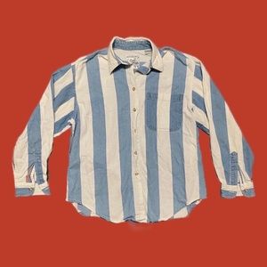 Stripped button down